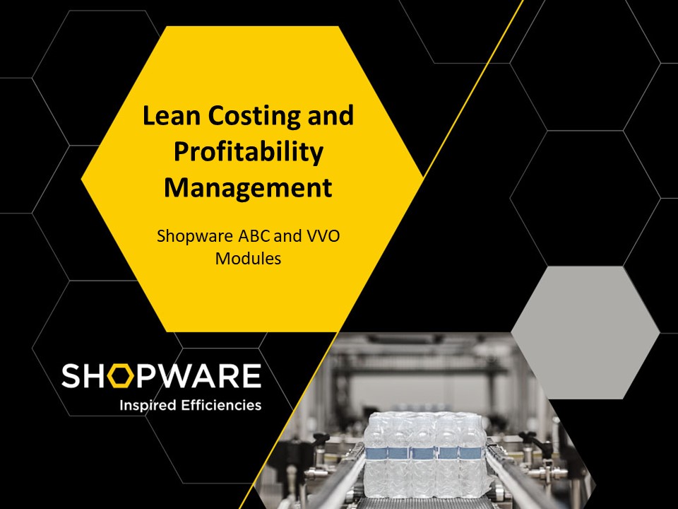 ABC, VVO and Business Profitability Management ABC101